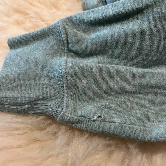 Nike Cowl Neck Pullover Green Logo Hoodie Oversized Sweatshirt - Picture 5 of 7